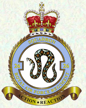 Badge - No 26 Squadron RAF Regiment
