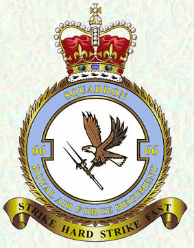 No 66 Squadron RAF Regiment badge