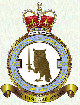 Badge - No 3502 (Ulster) Fighter Control Unit
