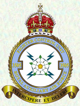 No 3505 Fighter Control Unit badge