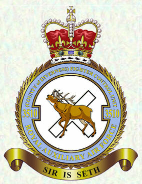 Badge - No 3510 (County of Inverness) Fighter Control Unit