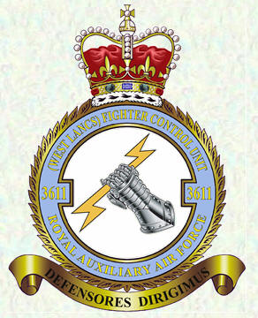 Badge - No 3611 (West Lancashire) Fighter Control Unit