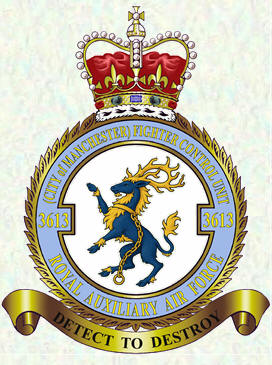 Badge - No 3613 (City of Manchester) Fighter Control Unit