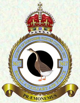 Badge - No 3617 (County of Hampshire) Fighter Control Unit