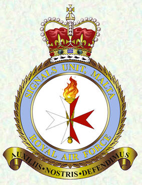 Signals Unit, Malta badge