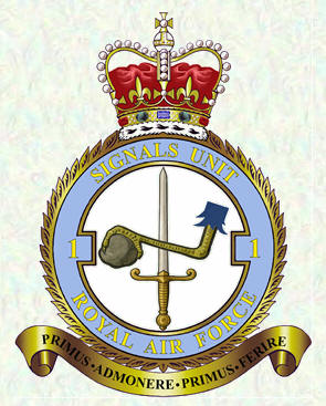 No 1 Signals Unit badge