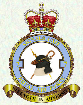 No 7 Signals Unit badge