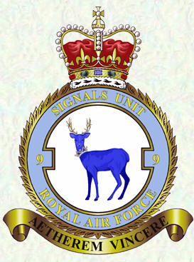 No 9 Signals Unit badge