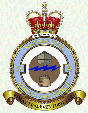 No 33 Signals Unit badge
