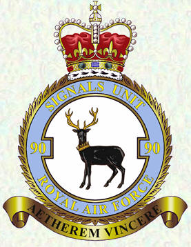 No 90 Signals Unit badge