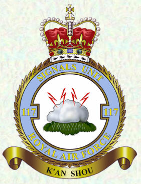 No 117 Signals Unit badge