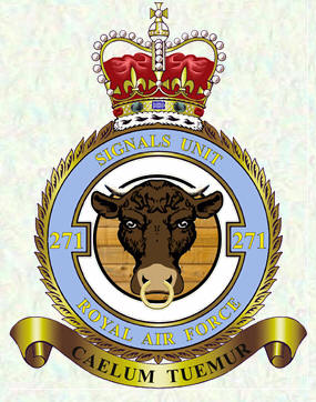 No 271 Signals Unit badge