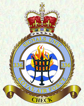 No 336 Signals Unit badge