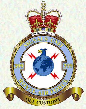 No 399 Signals Unit badge