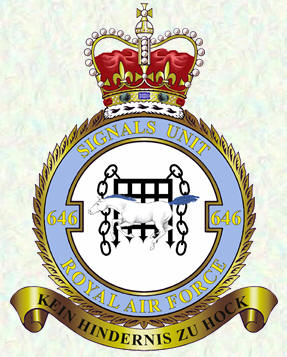 Badge - No 646 Signals Unit