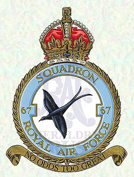 No 67 Squadron badge