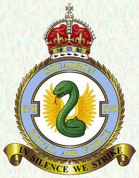 Unofficial badge of No 670 Squadron