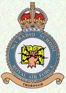 No 1 Signals/Radio School badge