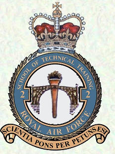No 2 School of Technical Training badge