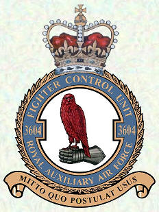 No 3604 (County of Nottingham) Fighter Control Unit badge