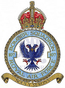 No 107 Squadron badge