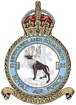 No 125 (Newfoundland) Squadron badge