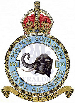 No 130 (Punjab) Squadron badge