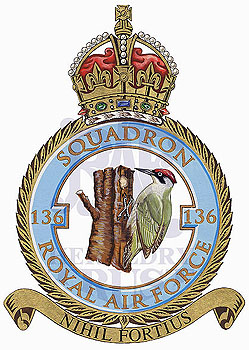 No 136 Squadron badge