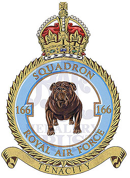No 166 Squadron badge