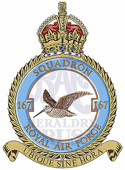 No 167 Squadron badge
