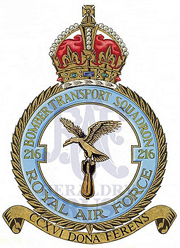 No 216 Squadron badge