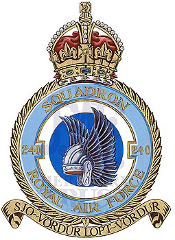 No 240 Squadron badge