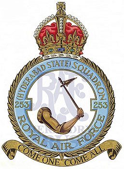 No 253 (Hyderabad State)Squadron badge