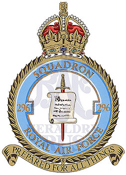 No 296 Squadron badge