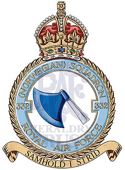 No 332 (Norwegian) Squadron badge