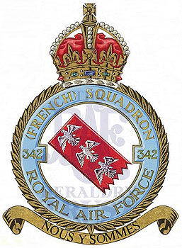 No 342 Squadron badge