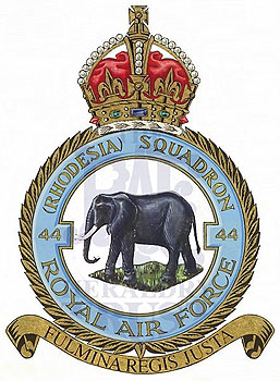 No 44 (Rhodesia) Squadron badge