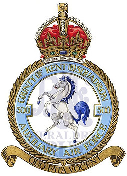 No 500 (County of Kent) Squadron badge