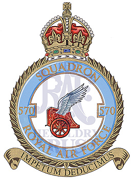 No 570 Squadron badge