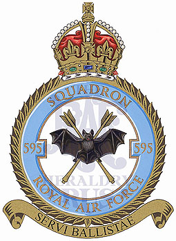 No 595 Squadron badge