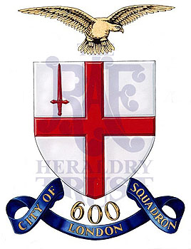 No 600 (City of London) Squadron badge - original