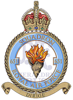 No 651 Squadron badge
