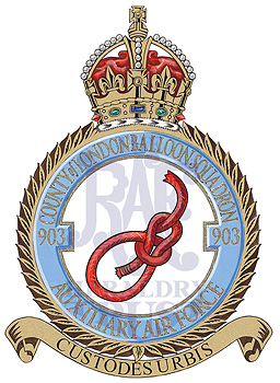 No 903 (County of London) Squadron badge
