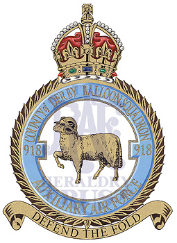 No 918 (County of Derby) Squadron badge