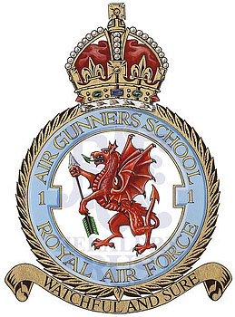 No 1 Air Gunners School badge