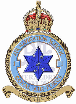 No 1 Air Navigation School badge