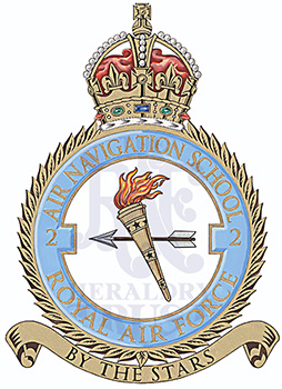 No 2 School of Air Navigation badge
