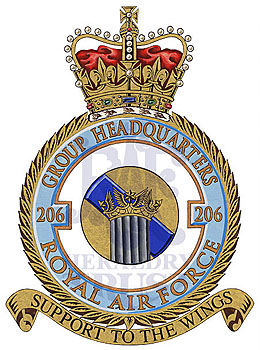 No 206 Group badge