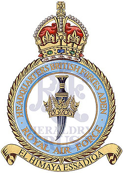 HQ British Forces in Aden Badge
