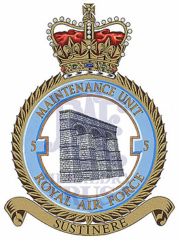 No 5 Maintenance Unit badge